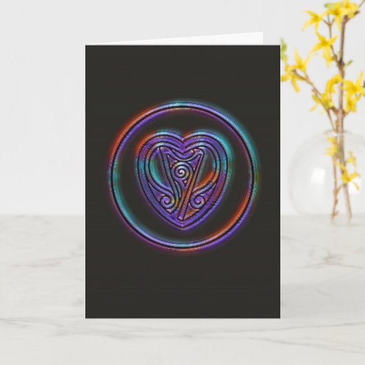 PRÄSENZ - HERZ - MASTERIE - NEBULA KARTE (Gelbe Blume)