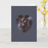 PRÄSENZ - HERZ - MASTERIE - RAUMKARTE KARTE (Gelbe Blume)