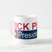 Präsident 2012 Rick Perry Kaffeetasse (Vorderseite Links)