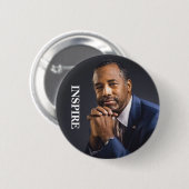 Präsident 2016 Ben-Carson INSPIRIEREN Button (Vorne & Hinten)