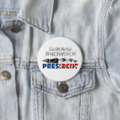 Präsident 2016 Edward-Snowden Button (Beispiel)