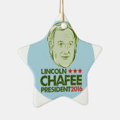 Präsident 2016 Lincoln-Chafee Keramikornament (Rechts)