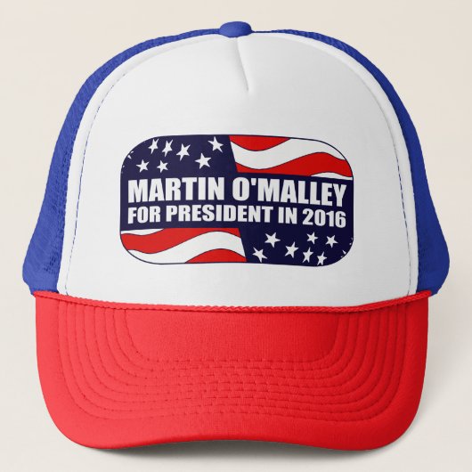 Präsident 2016 Martin-O'Malley Truckerkappe (Vorderseite)