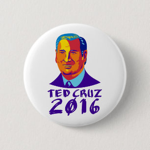 Präsident 2016 Ted-Cruz Retro Button