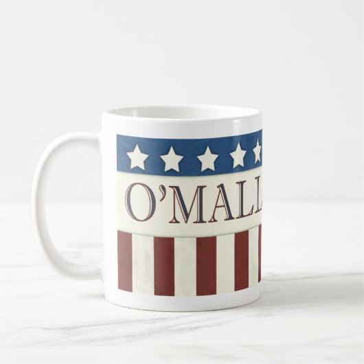 Präsident 2016 US Flagge Martin-O'Malley Kaffeetasse (Links)