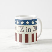Präsident 2016 US Flagge Ted-Cruz Kaffeetasse (VorderseiteRechts)