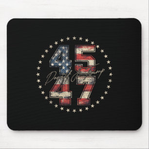 Präsident 45 47 Trump Tag der Amtseinführung 2025 Mousepad