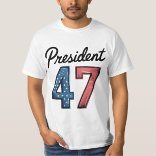 Präsident 47 47. Präsident der vereinten Staaten T-Shirt
