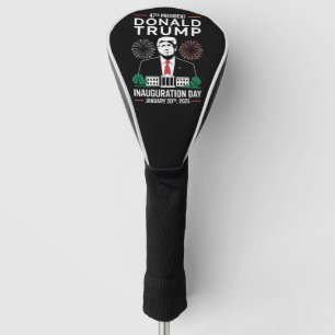 Präsident 47 D J Trump Amtseinführungstag Jan 2025 Golf Headcover