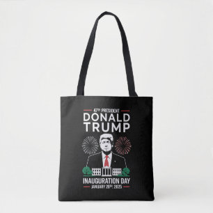Präsident 47 D J Trump Amtseinführungstag Jan 2025 Tasche