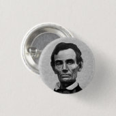Präsident Abe Lincoln Button (Vorne & Hinten)
