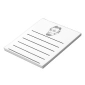 Präsident Abe Lincoln Face Notizblock (Rotiert)