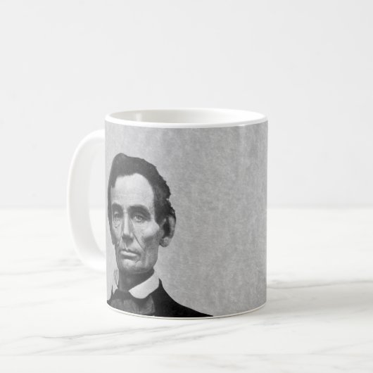 Präsident Abe Lincoln Kaffeetasse (Vorderseite Links)