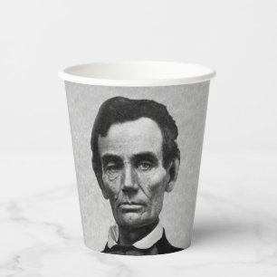 Präsident Abe Lincoln Pappbecher