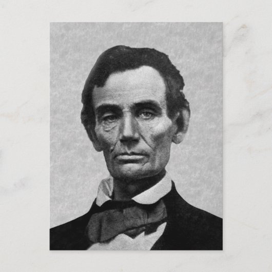 Präsident Abe Lincoln Postkarte (Vorderseite)