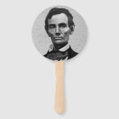 Präsident Abraham "Abe" Lincoln Portrait Fächer (Rückseite)