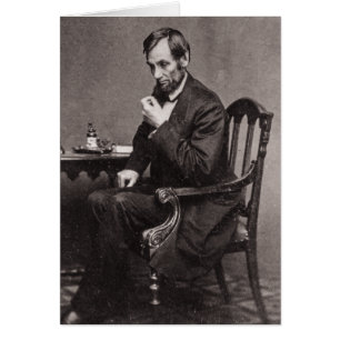 PRÄSIDENT ABRAHAM LINCOLN 1862 STEREOVIEW