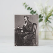 PRÄSIDENT ABRAHAM LINCOLN 1862 STEREOVIEW POSTKARTE (Stehend Vorderseite)