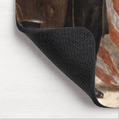 Präsident Abraham Lincoln, der eine Rede gibt Mousepad (Ecke)