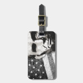 Präsident Abraham Lincoln Gepäckanhänger (Vorderseite vertikal)