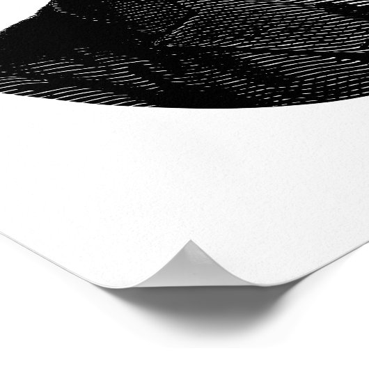 Präsident Abraham Lincoln Graphic Poster (Ecke)