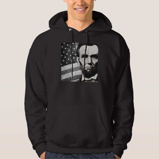 Präsident Abraham Lincoln Hoodie (Vorderseite)