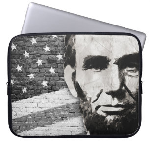 Präsident Abraham Lincoln Laptopschutzhülle