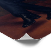 Präsident Abraham Lincoln Painting Poster (Ecke)