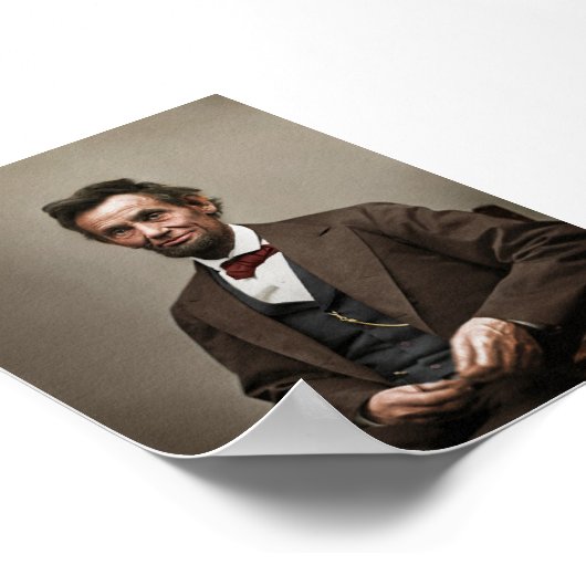 Präsident Abraham Lincoln Poster (Ecke)