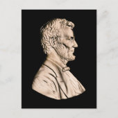 Präsident Abraham Lincoln Postkarte (Vorderseite)