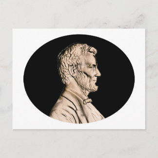 Präsident Abraham Lincoln Postkarte