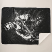 Präsident Abraham Lincoln spielt Gitarre Sherpadecke (Vorderseite (Horizontal))