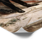 Präsident Abraham Lincoln spricht Poster (Ecke)