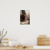 Präsident Abraham Lincoln spricht Poster (Küche)