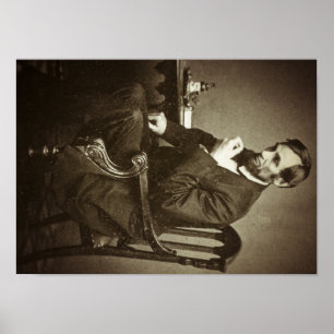 Präsident Abraham Lincoln STEREOVIEW VINTAG Poster