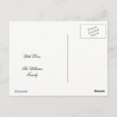 Präsident Abraham Lincoln Tribute Vintag Gedicht Postkarte (Rückseite)