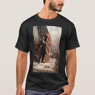 Präsident Abraham Lincoln und die amerikanische Fl T-Shirt