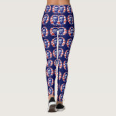 Präsident Abraham Lincoln US Flagge Leggings (Rückseite)