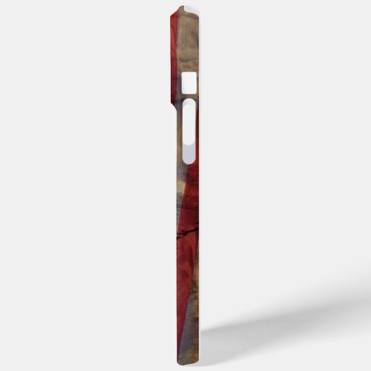 Präsident Abraham Lincoln zitiert US-Flagge Case-Mate iPhone Hülle (Rückseite / Links)