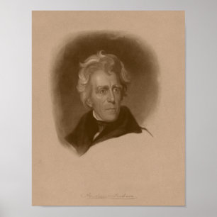 Präsident Andrew Jackson -- Amerikanische Poster
