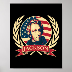 Präsident Andrew Jackson Amerikanischer Konservati Poster