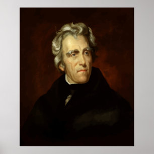 Präsident Andrew Jackson Poster