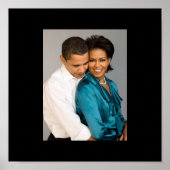 PRÄSIDENT BARACK & MICHELLE OBAMA POSTER (Vorne)