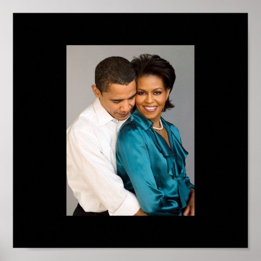 PRÄSIDENT BARACK & MICHELLE OBAMA POSTER (Vorne)