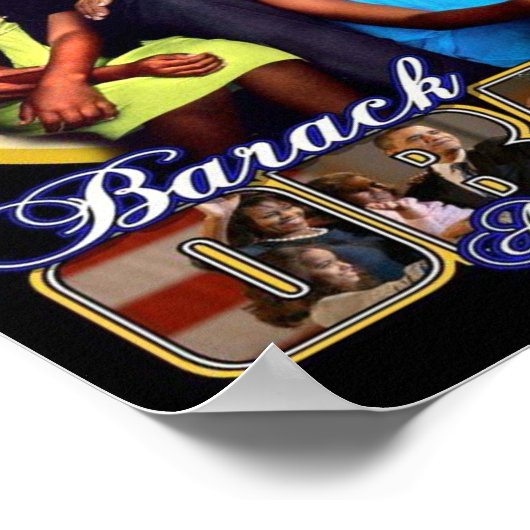 Präsident Barack Obama '08 Poster (Ecke)