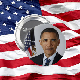 Präsident Barack Obama 1. Term Offiziell Portrait Button