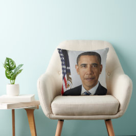 Präsident Barack Obama 1. Term Offiziell Portrait Kissen