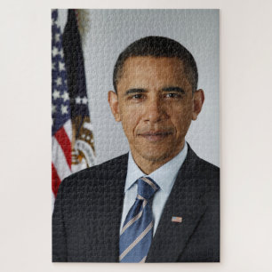 Präsident Barack Obama 1. Term Offiziell Portrait Puzzle