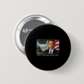 Präsident Barack Obama 2008-2016 US-Präsident Button (Vorne & Hinten)