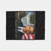 Präsident Barack Obama 2008-2016 US-Präsident Fleecedecke (Vorderseite (Horizontal))